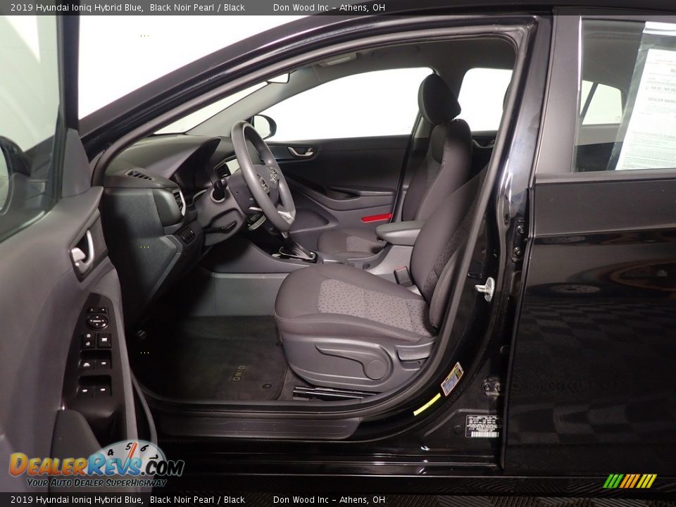 2019 Hyundai Ioniq Hybrid Blue Black Noir Pearl / Black Photo #18