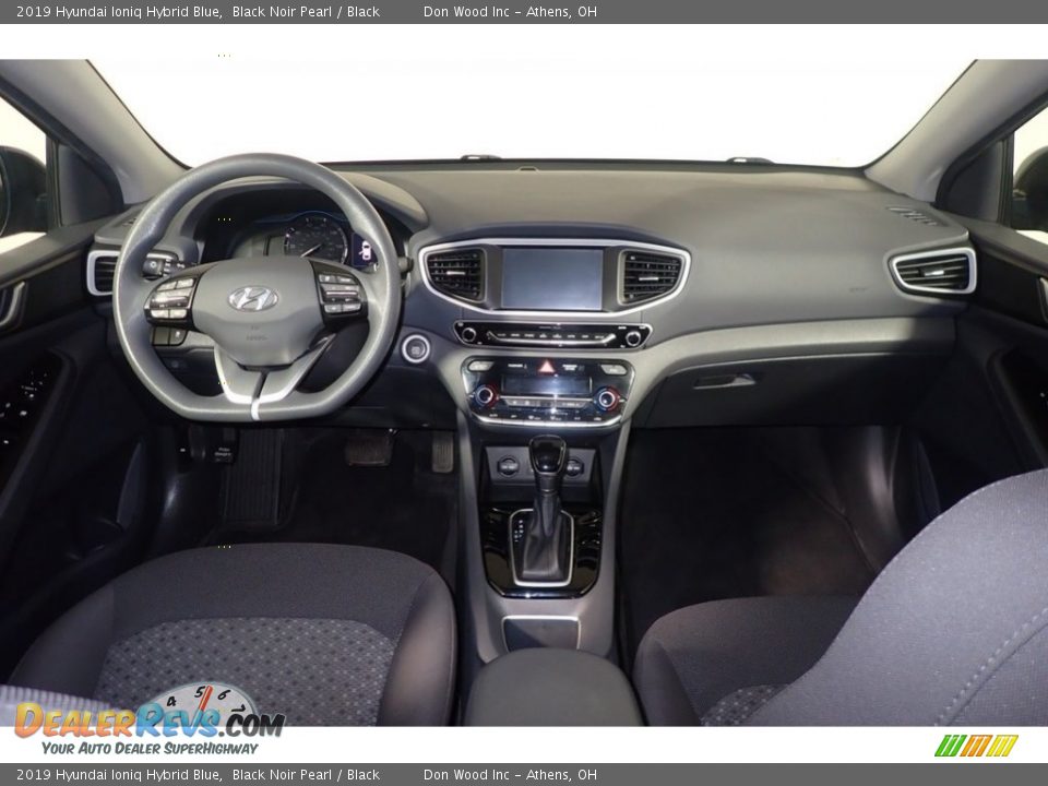2019 Hyundai Ioniq Hybrid Blue Black Noir Pearl / Black Photo #20