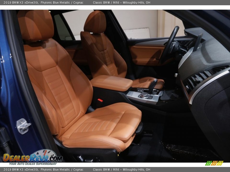 Cognac Interior - 2019 BMW X3 xDrive30i Photo #19