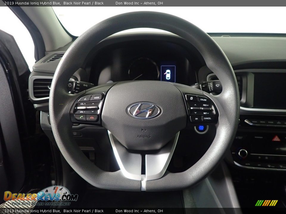 2019 Hyundai Ioniq Hybrid Blue Black Noir Pearl / Black Photo #23