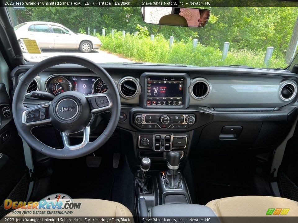 Heritage Tan/Black Interior - 2023 Jeep Wrangler Unlimited Sahara 4x4 Photo #18