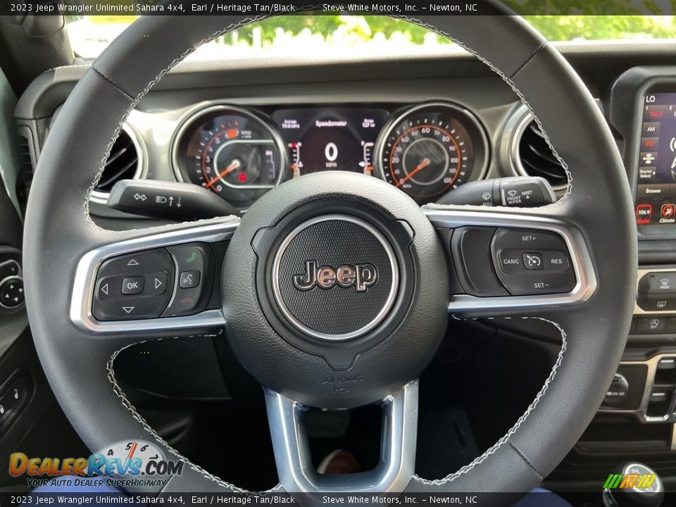 2023 Jeep Wrangler Unlimited Sahara 4x4 Steering Wheel Photo #19