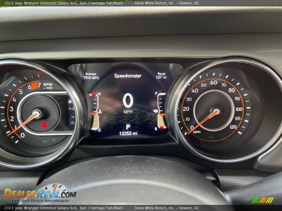 2023 Jeep Wrangler Unlimited Sahara 4x4 Gauges Photo #20