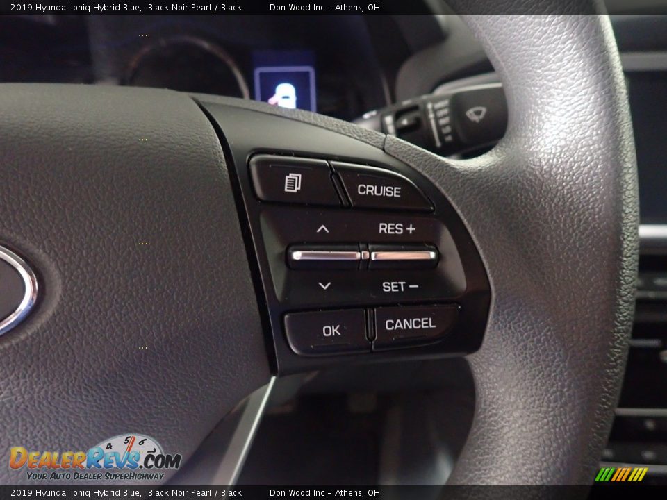 2019 Hyundai Ioniq Hybrid Blue Black Noir Pearl / Black Photo #26