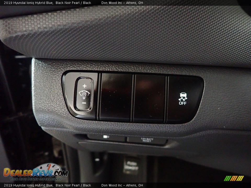 2019 Hyundai Ioniq Hybrid Blue Black Noir Pearl / Black Photo #27