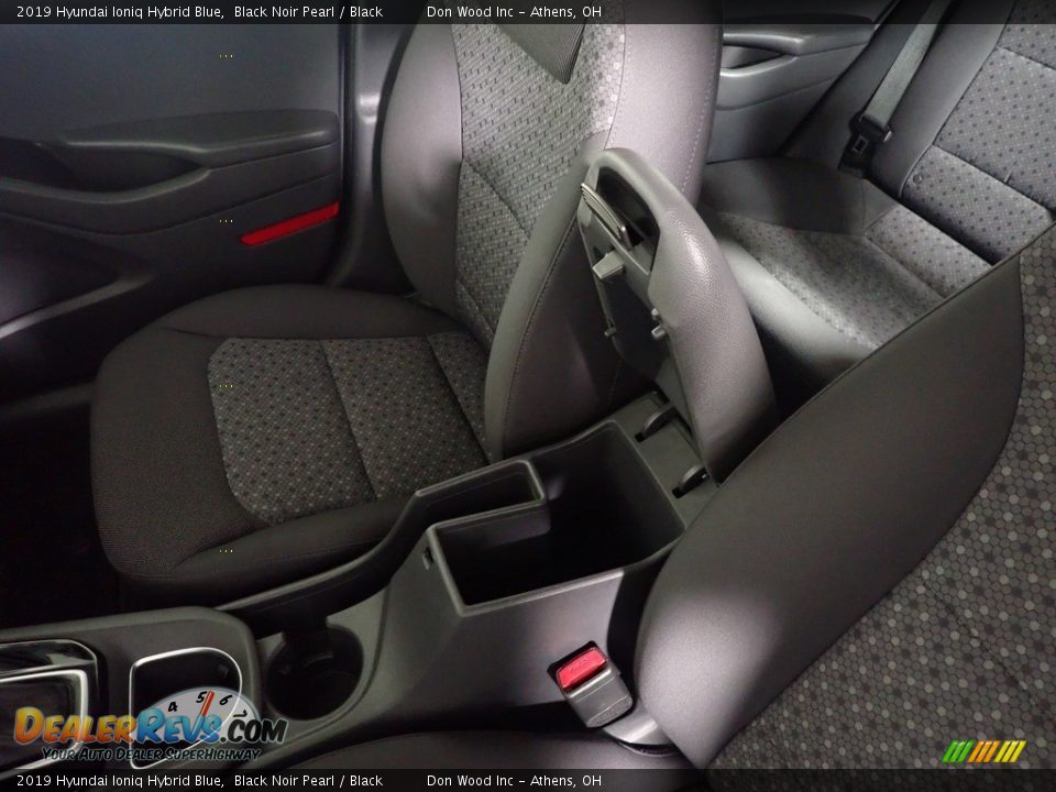 2019 Hyundai Ioniq Hybrid Blue Black Noir Pearl / Black Photo #29