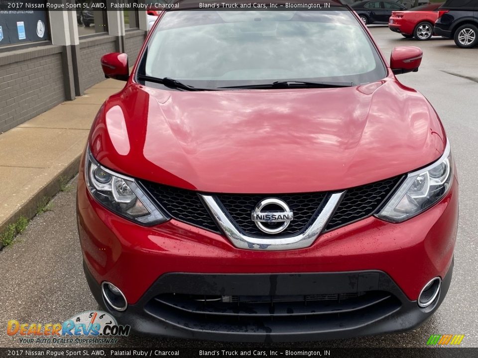 2017 Nissan Rogue Sport SL AWD Palatial Ruby / Charcoal Photo #3