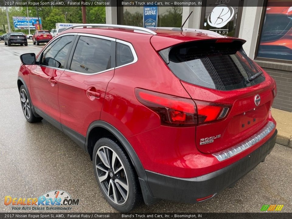 2017 Nissan Rogue Sport SL AWD Palatial Ruby / Charcoal Photo #4