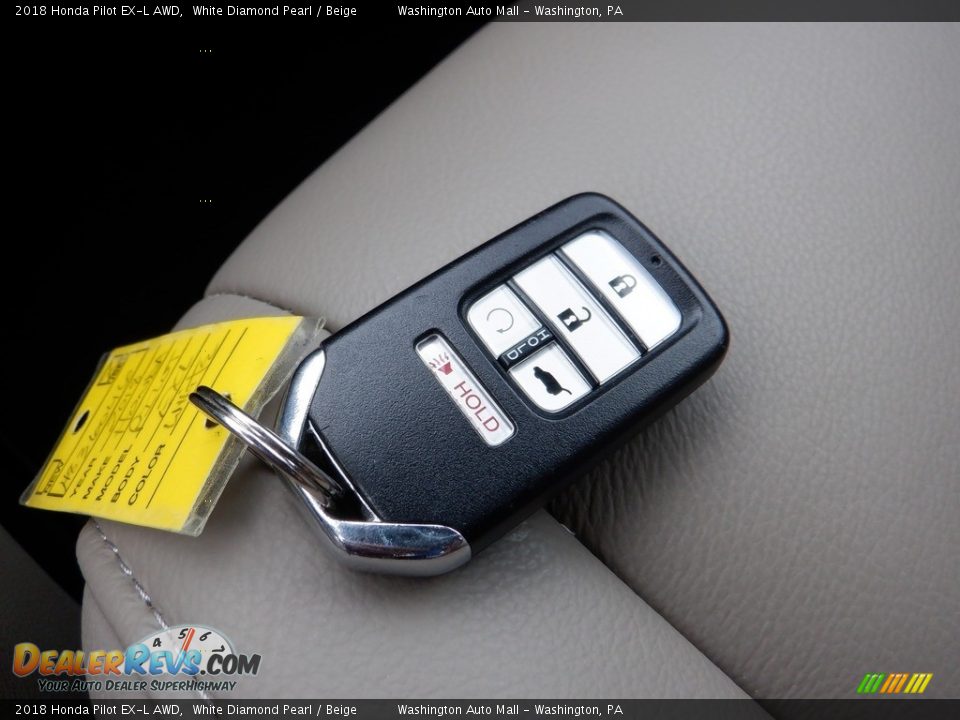 Keys of 2018 Honda Pilot EX-L AWD Photo #30