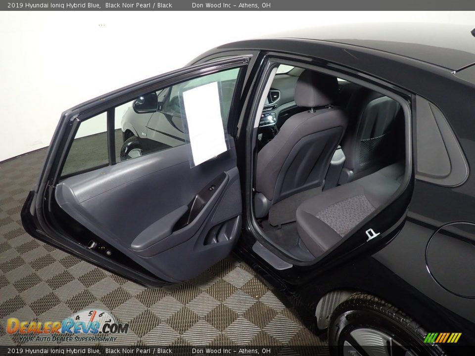 2019 Hyundai Ioniq Hybrid Blue Black Noir Pearl / Black Photo #30