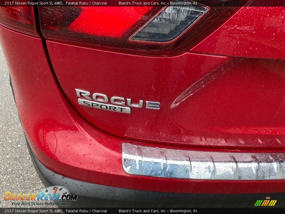 2017 Nissan Rogue Sport SL AWD Palatial Ruby / Charcoal Photo #6