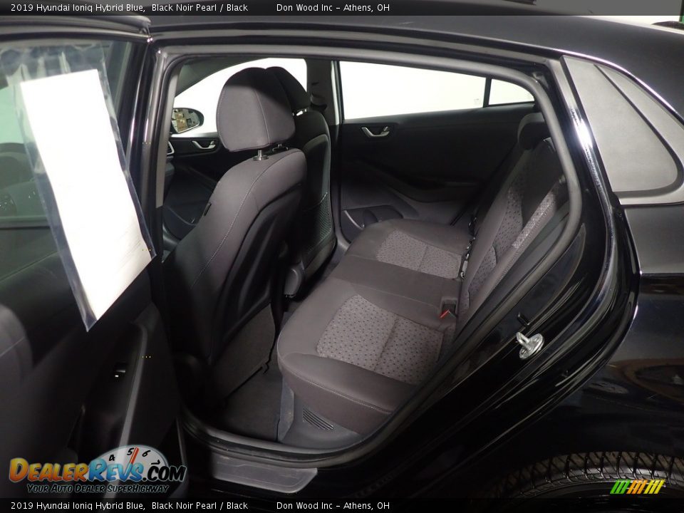2019 Hyundai Ioniq Hybrid Blue Black Noir Pearl / Black Photo #31