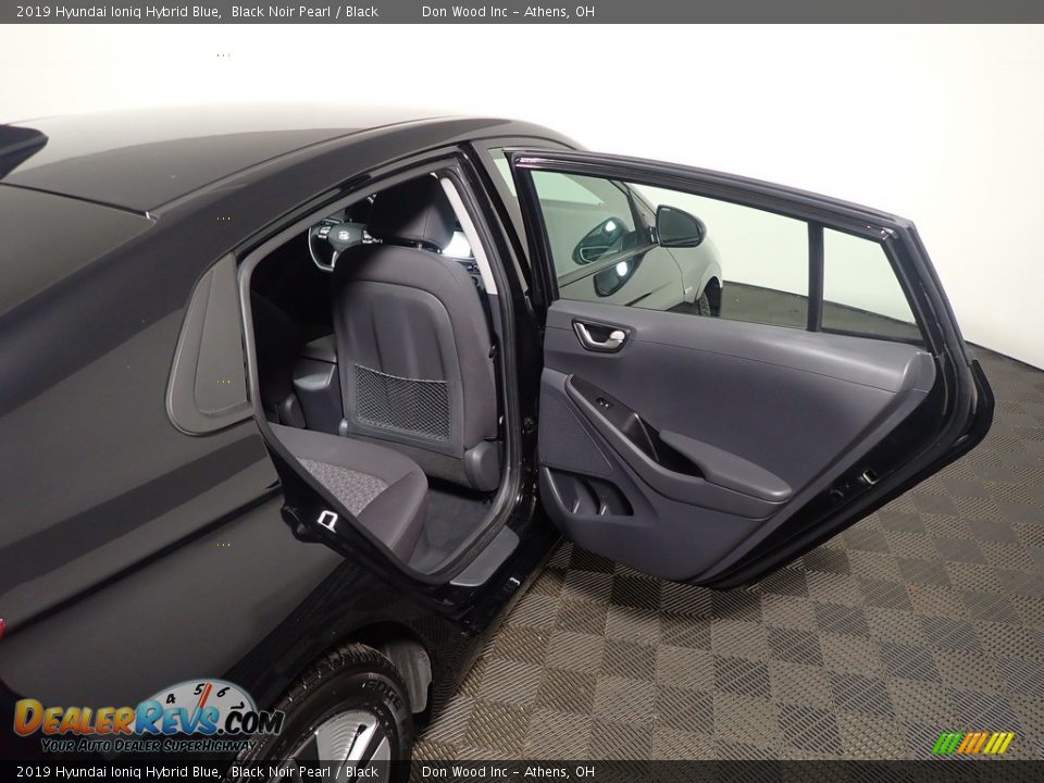 2019 Hyundai Ioniq Hybrid Blue Black Noir Pearl / Black Photo #32