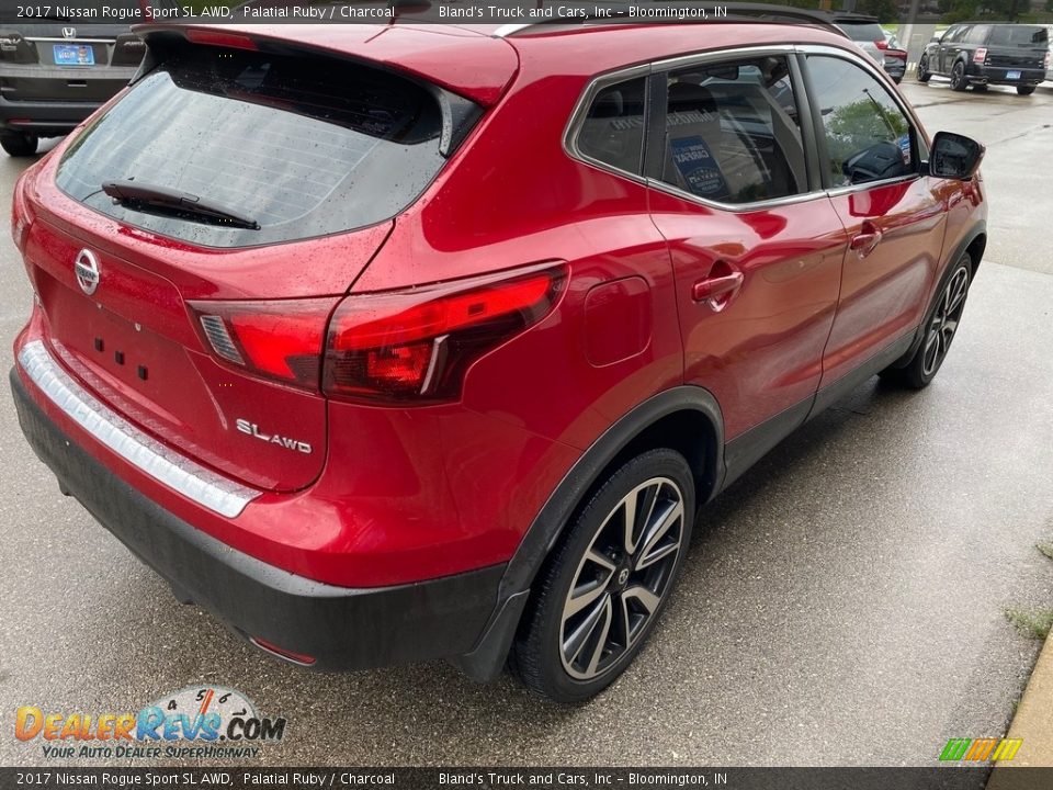 2017 Nissan Rogue Sport SL AWD Palatial Ruby / Charcoal Photo #10