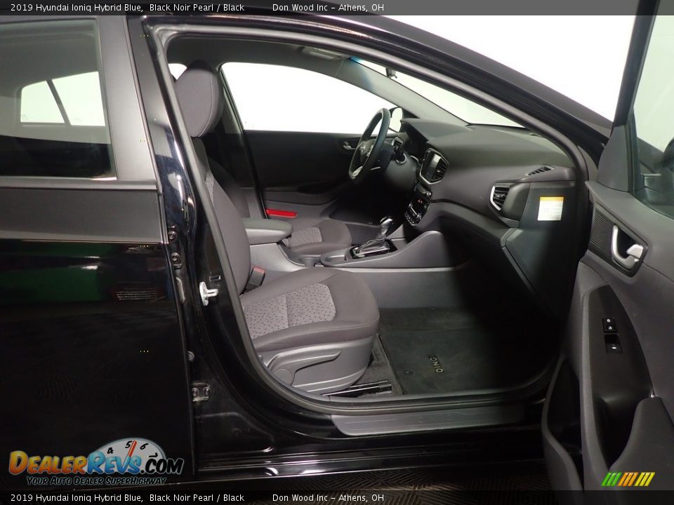 2019 Hyundai Ioniq Hybrid Blue Black Noir Pearl / Black Photo #35