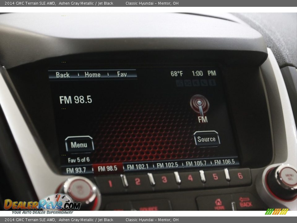 2014 GMC Terrain SLE AWD Ashen Gray Metallic / Jet Black Photo #10