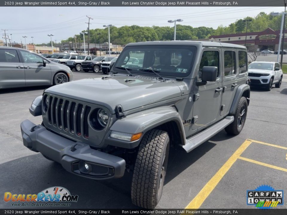 2020 Jeep Wrangler Unlimited Sport 4x4 Sting-Gray / Black Photo #1