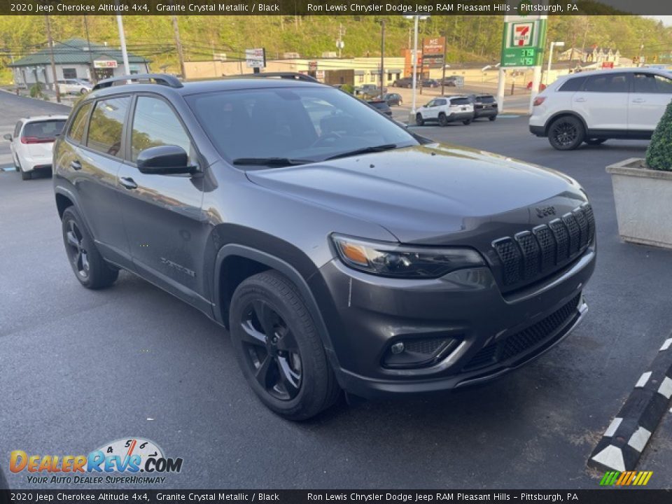 2020 Jeep Cherokee Altitude 4x4 Granite Crystal Metallic / Black Photo #3