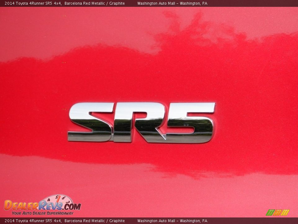 2014 Toyota 4Runner SR5 4x4 Barcelona Red Metallic / Graphite Photo #11