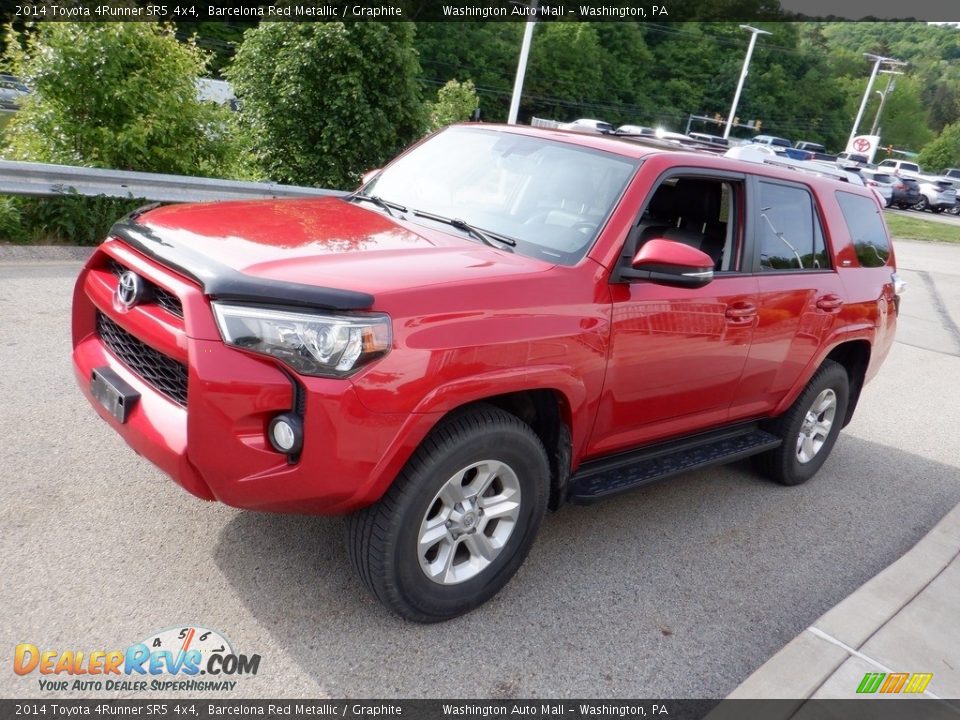 2014 Toyota 4Runner SR5 4x4 Barcelona Red Metallic / Graphite Photo #14