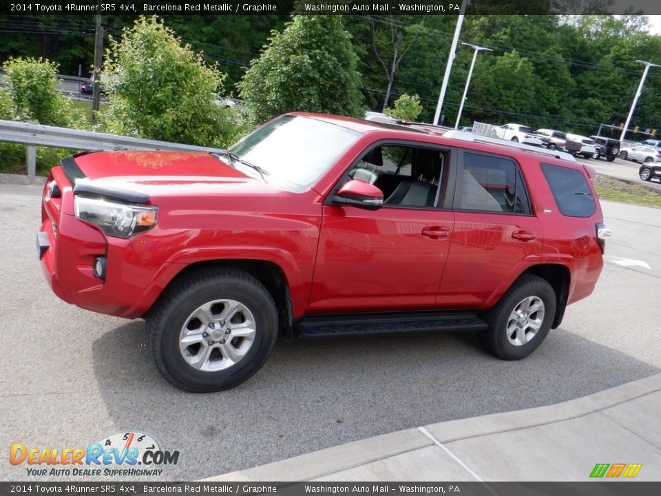 2014 Toyota 4Runner SR5 4x4 Barcelona Red Metallic / Graphite Photo #15