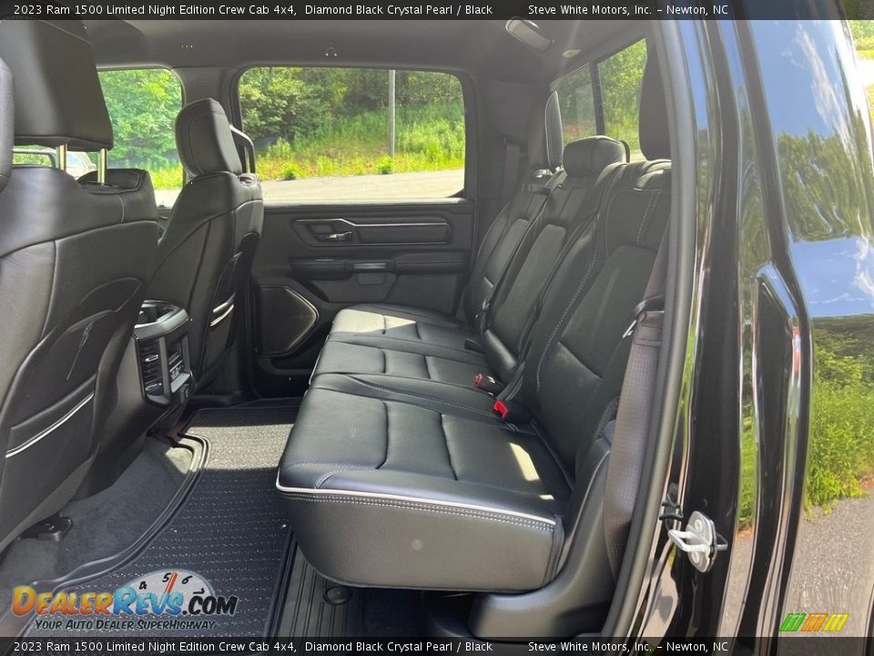 Rear Seat of 2023 Ram 1500 Limited Night Edition Crew Cab 4x4 Photo #17