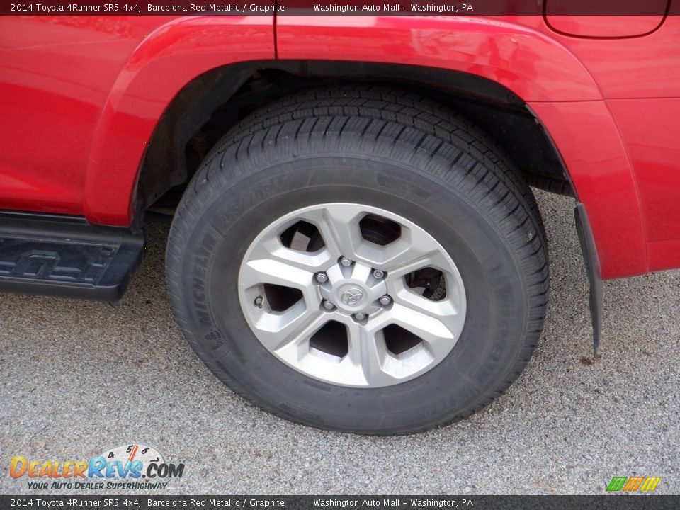 2014 Toyota 4Runner SR5 4x4 Barcelona Red Metallic / Graphite Photo #16