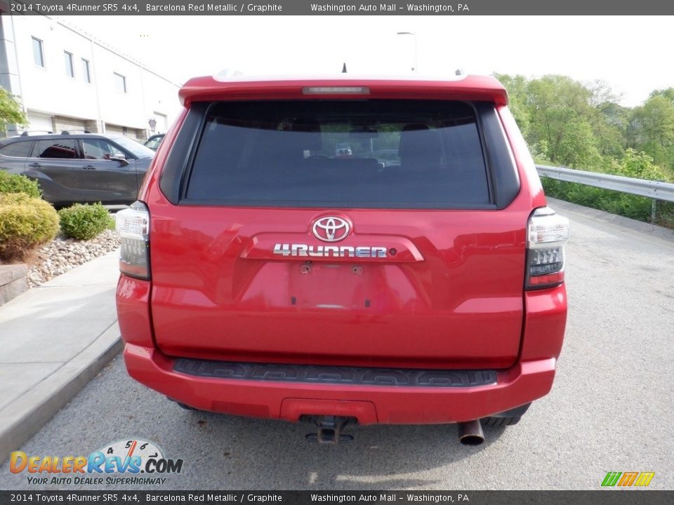 2014 Toyota 4Runner SR5 4x4 Barcelona Red Metallic / Graphite Photo #18