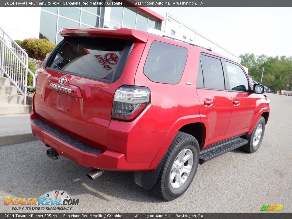 2014 Toyota 4Runner SR5 4x4 Barcelona Red Metallic / Graphite Photo #19