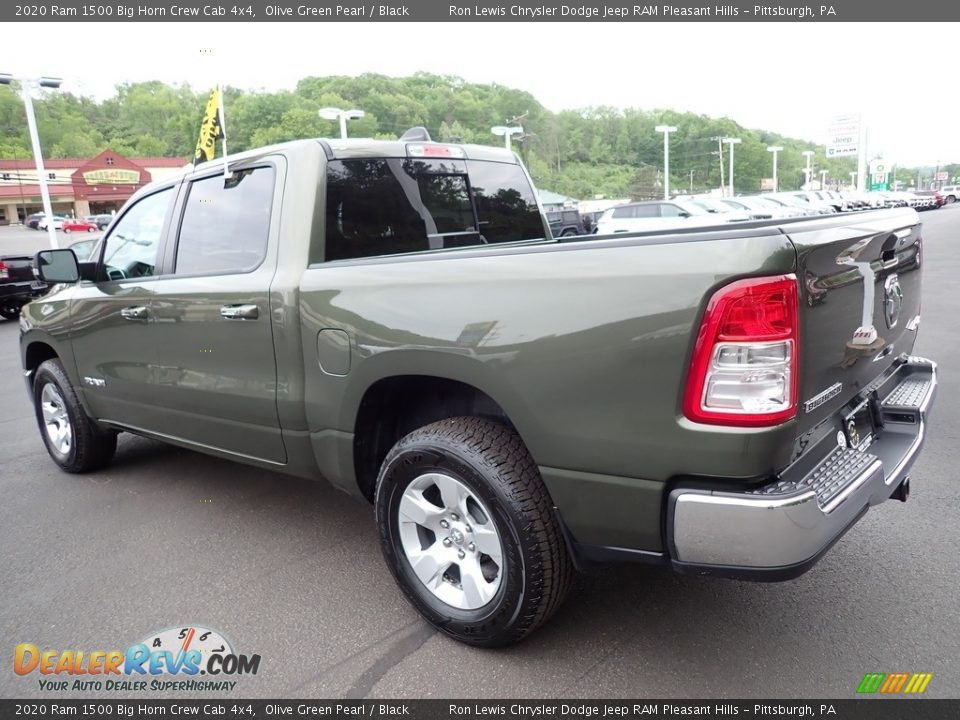 2020 Ram 1500 Big Horn Crew Cab 4x4 Olive Green Pearl / Black Photo #3