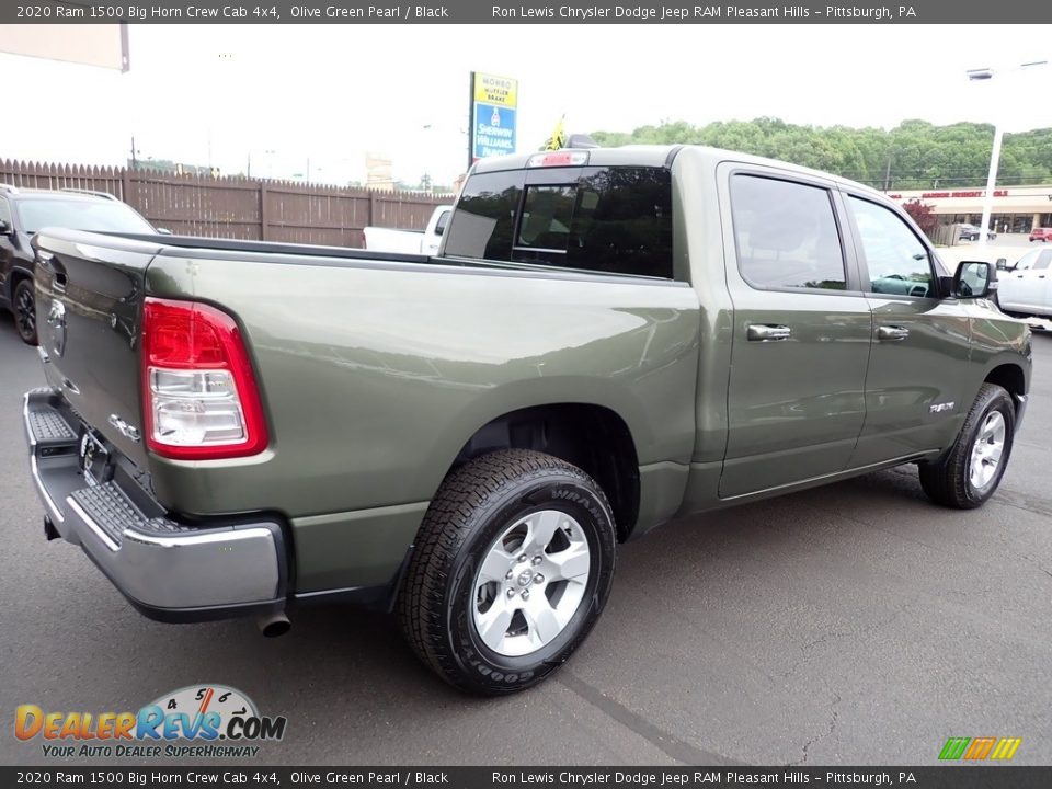 2020 Ram 1500 Big Horn Crew Cab 4x4 Olive Green Pearl / Black Photo #6