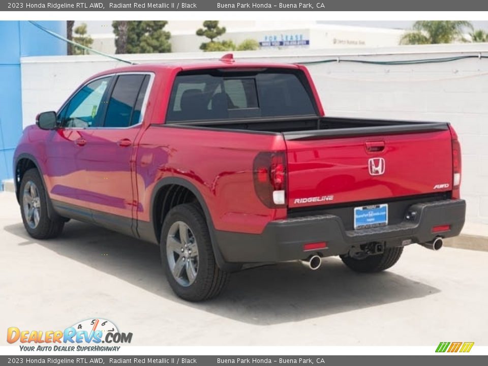 2023 Honda Ridgeline RTL AWD Radiant Red Metallic II / Black Photo #2