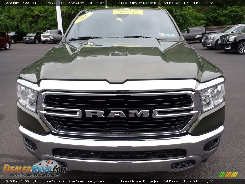 2020 Ram 1500 Big Horn Crew Cab 4x4 Olive Green Pearl / Black Photo #9