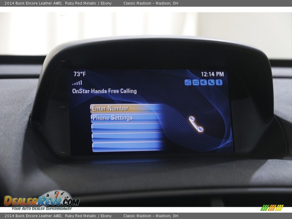 2014 Buick Encore Leather AWD Ruby Red Metallic / Ebony Photo #12