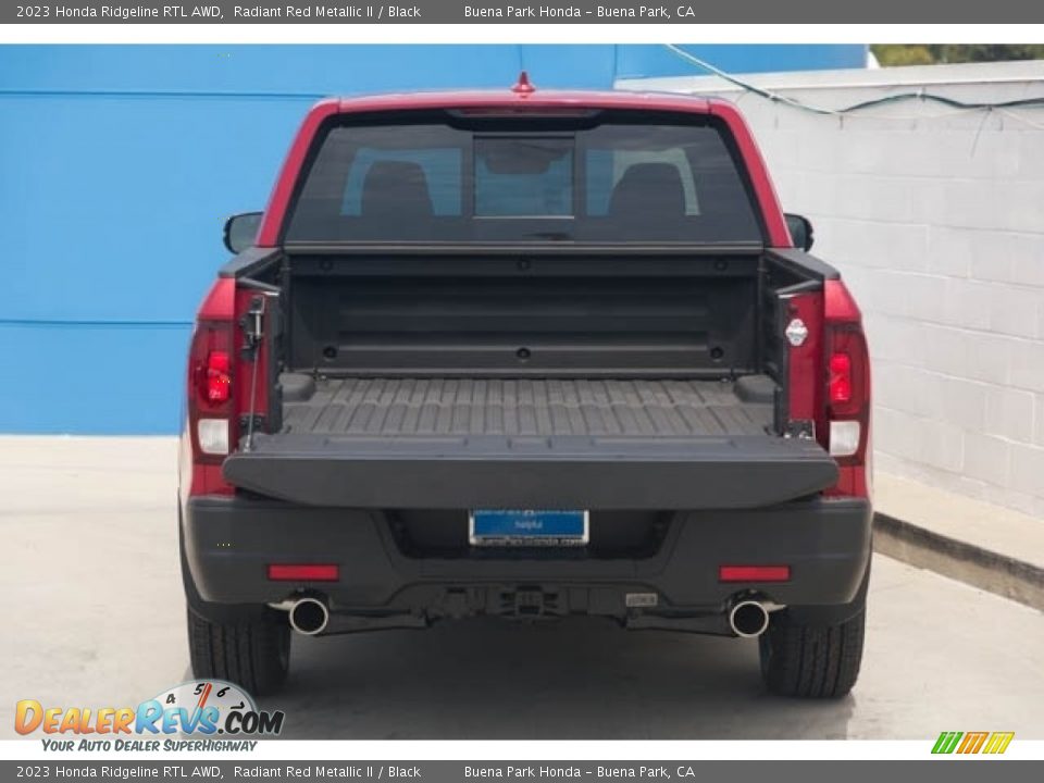 2023 Honda Ridgeline RTL AWD Radiant Red Metallic II / Black Photo #6