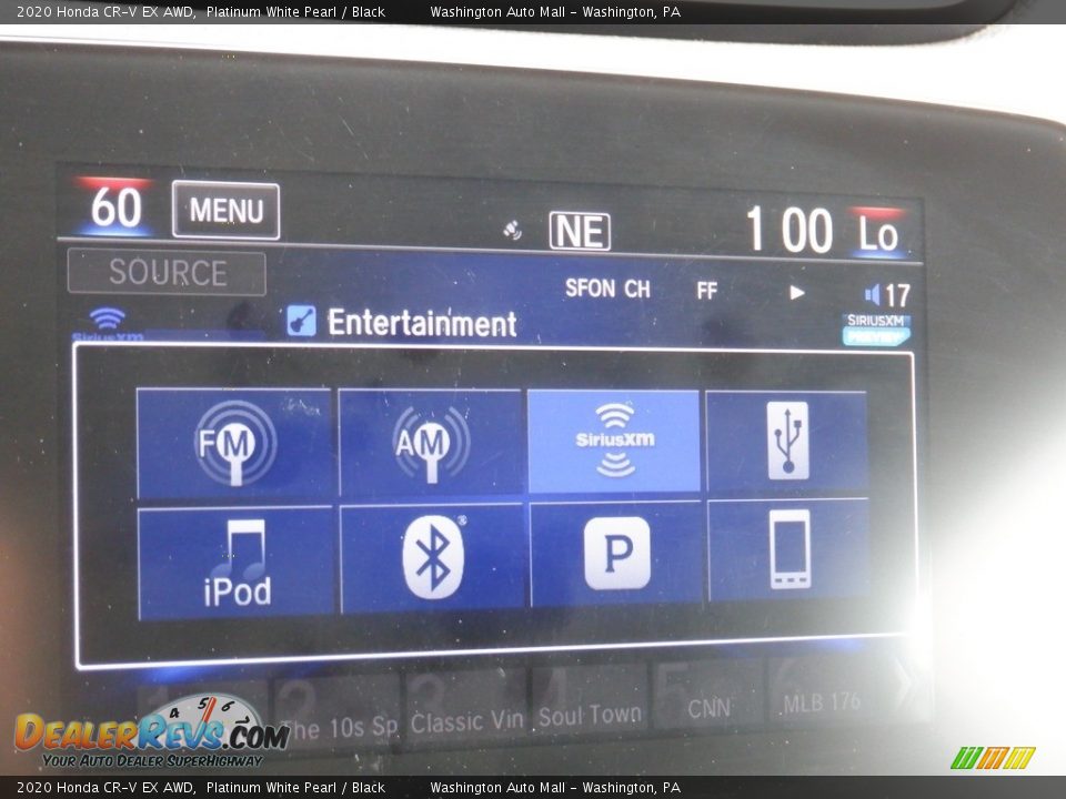2020 Honda CR-V EX AWD Platinum White Pearl / Black Photo #22