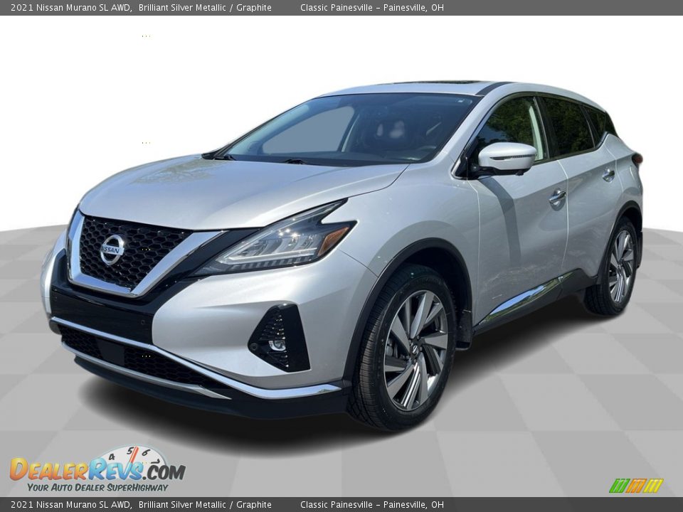 2021 Nissan Murano SL AWD Brilliant Silver Metallic / Graphite Photo #1