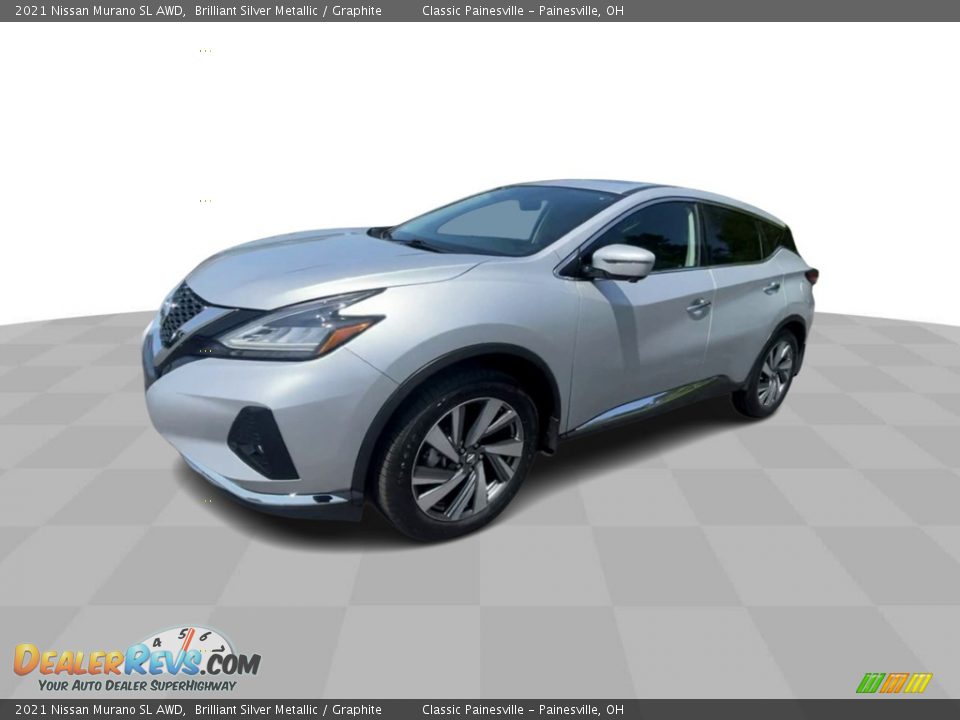 2021 Nissan Murano SL AWD Brilliant Silver Metallic / Graphite Photo #4