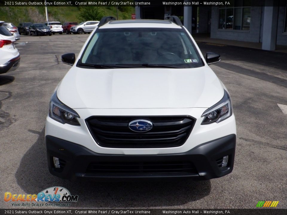 2021 Subaru Outback Onyx Edition XT Crystal White Pearl / Gray StarTex Urethane Photo #5