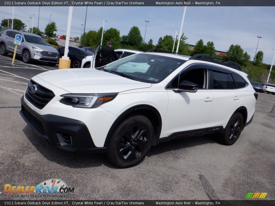 2021 Subaru Outback Onyx Edition XT Crystal White Pearl / Gray StarTex Urethane Photo #6