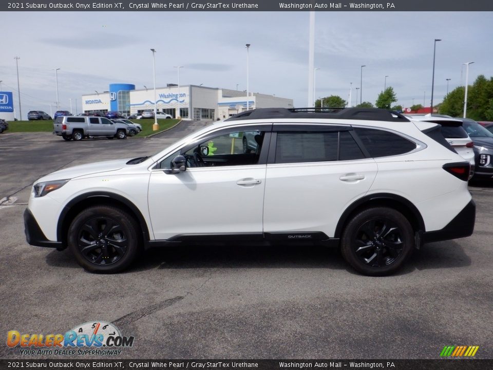 2021 Subaru Outback Onyx Edition XT Crystal White Pearl / Gray StarTex Urethane Photo #7