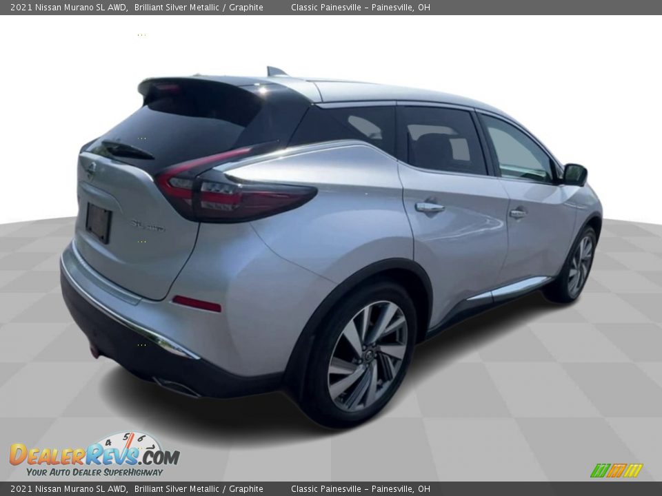 2021 Nissan Murano SL AWD Brilliant Silver Metallic / Graphite Photo #8