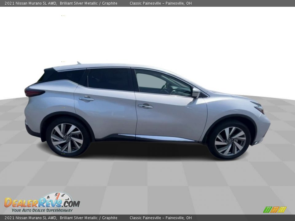 2021 Nissan Murano SL AWD Brilliant Silver Metallic / Graphite Photo #9