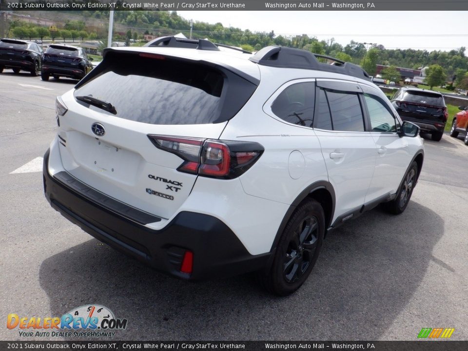 2021 Subaru Outback Onyx Edition XT Crystal White Pearl / Gray StarTex Urethane Photo #11