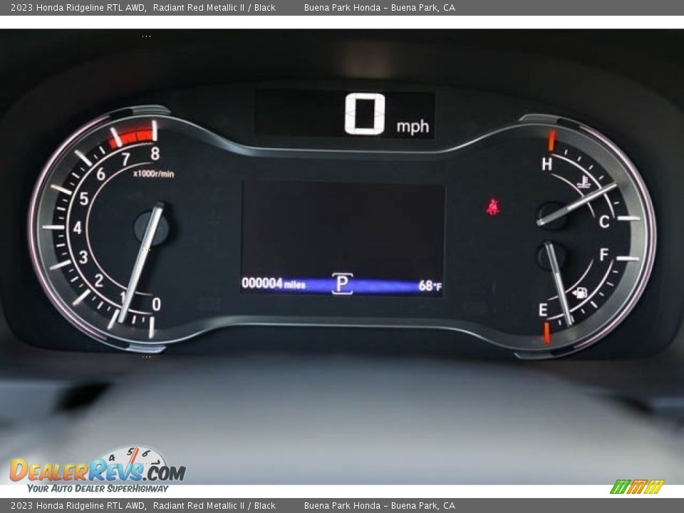 2023 Honda Ridgeline RTL AWD Gauges Photo #20