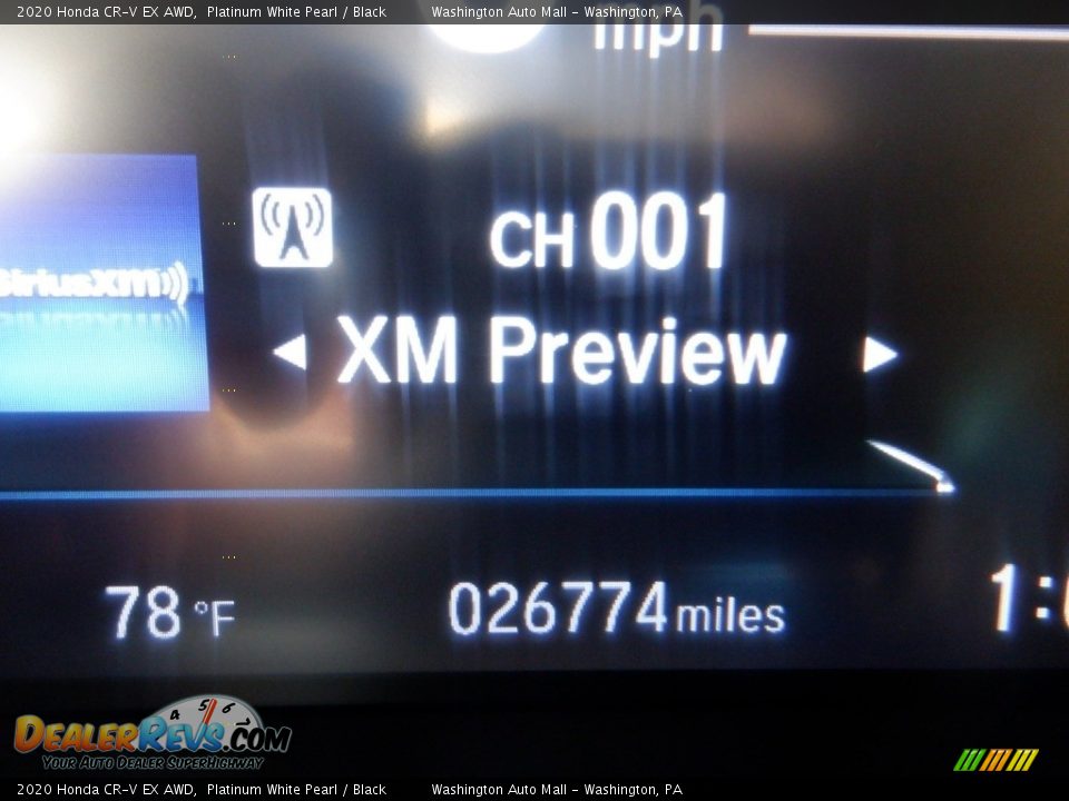2020 Honda CR-V EX AWD Platinum White Pearl / Black Photo #33
