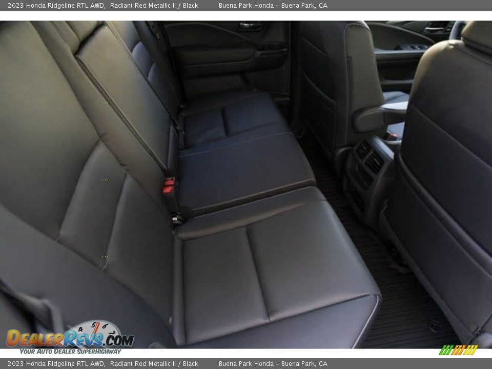 Rear Seat of 2023 Honda Ridgeline RTL AWD Photo #28