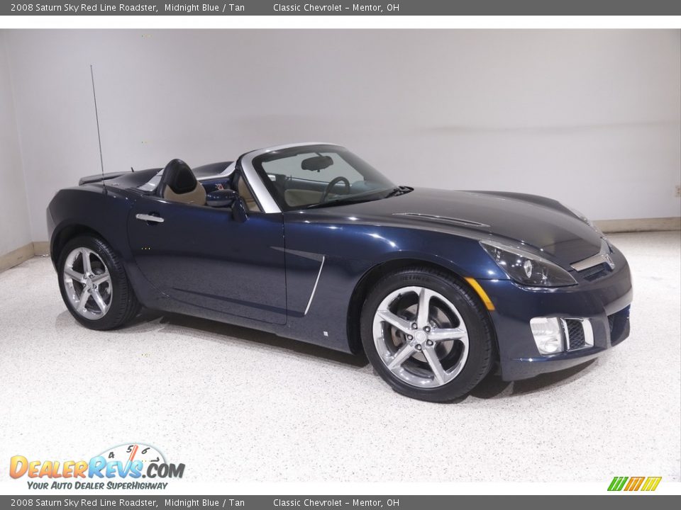 Midnight Blue 2008 Saturn Sky Red Line Roadster Photo #1