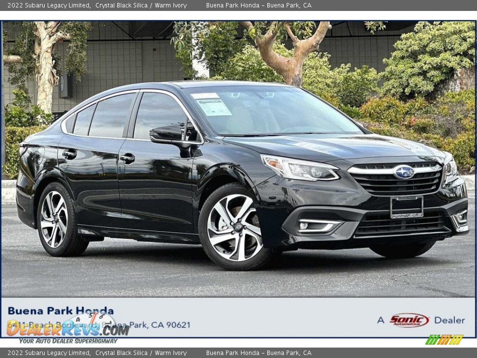 2022 Subaru Legacy Limited Crystal Black Silica / Warm Ivory Photo #1