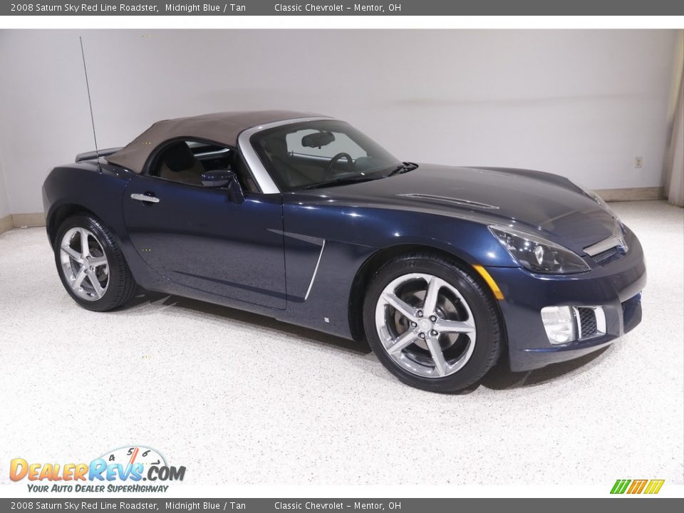 Midnight Blue 2008 Saturn Sky Red Line Roadster Photo #2